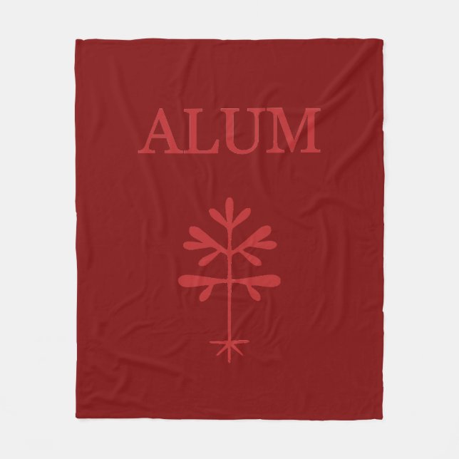 Fleece Blanket, Alum Red (Framsidan)