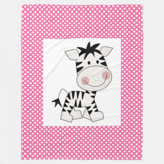 Fleece Blanket/Baby Zebra (Framsidan)