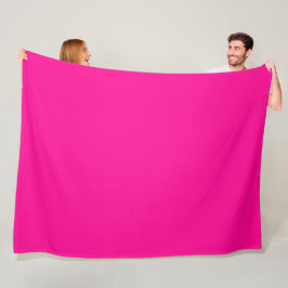 Fleece Blanket, Bright Rosa
