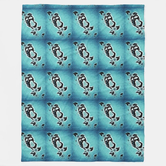 Fleece Blanket/Butterflies (Framsidan)