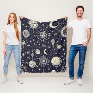 Fleece Blanket Cosmic Mythology Sol och Himmel Sym