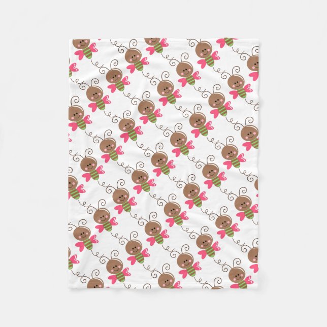 Fleece Blanket/Cute Bumblebee (Framsidan)