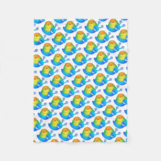 Fleece Blanket/Cute Snigel (Framsidan)