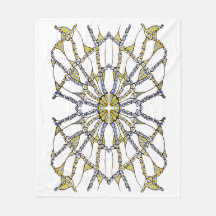 Fleece Blanket (Doodle - Handdragen)