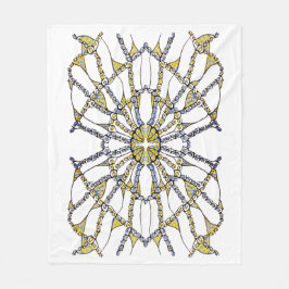 Fleece Blanket (Doodle - Handdragen)