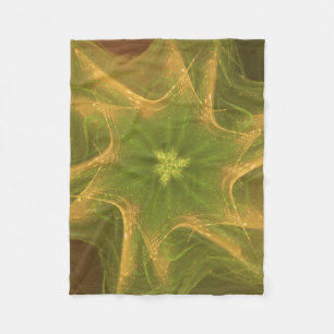 Fleece Blanket Fractal Ljust grönt Palette