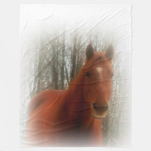 Fleece Blanket/Horse