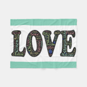 Fleece Blanket/Kärlek