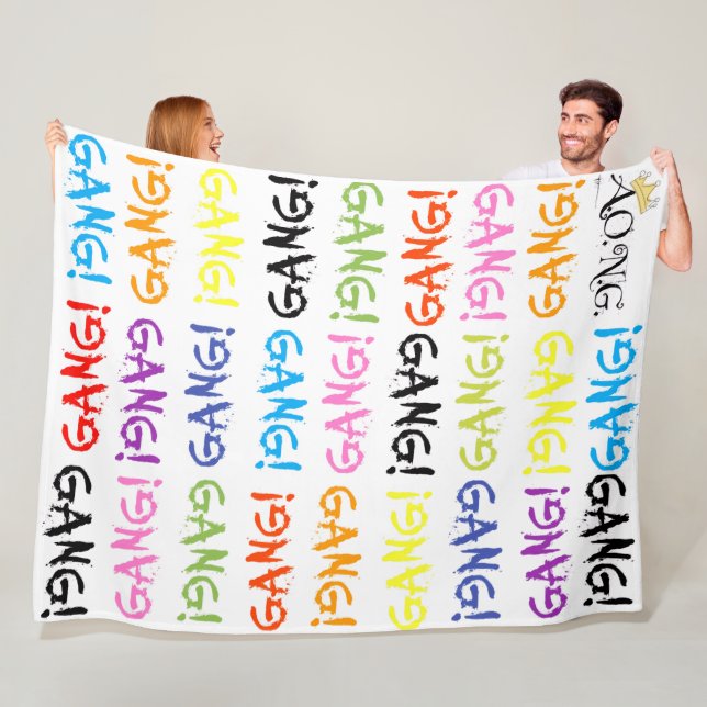 Fleece Blanket, Large 60" x 80" (På plats)