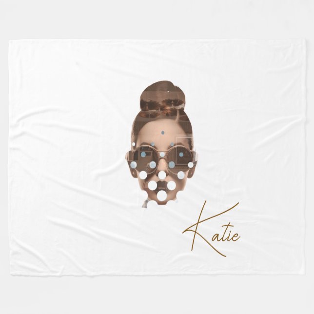 Fleece Blanket, Large 60" x 80" Katie Design (Framsidan (Horisontell))