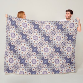 Fleece Blanket Lavender African Daisys