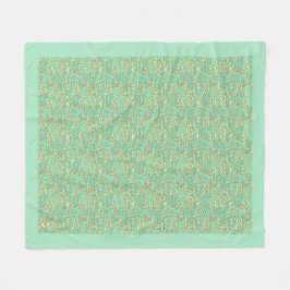 Fleece Blanket med Tropical Vatten Design