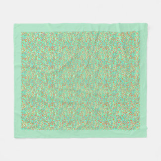 Fleece Blanket med Tropical Vatten Design
