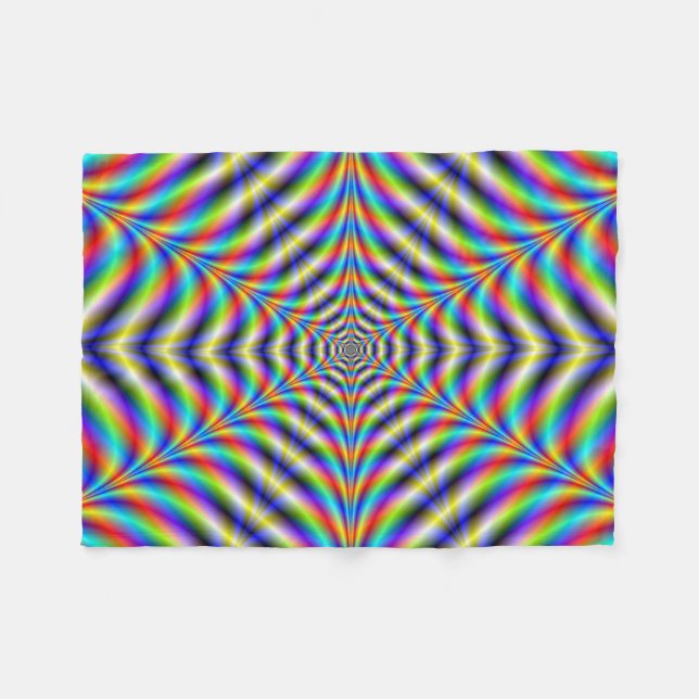 Fleece Blanket Neon Webben (Framsidan (Horisontell))