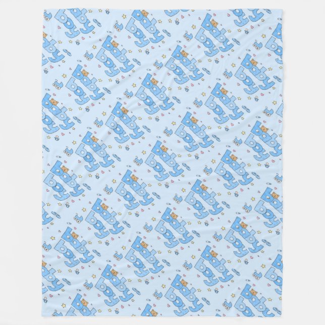 Fleece Blanket/Pojke (Framsidan)