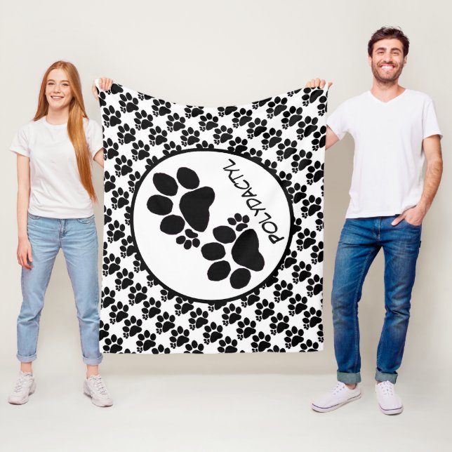 Fleece Blanket - Polydactyl Cat Tass (På plats)