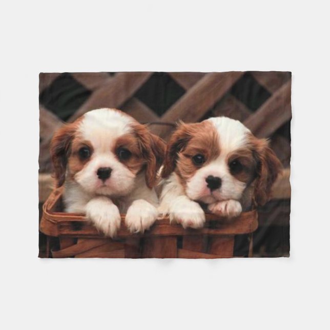 Fleece Blanket/Puppies (Framsidan (Horisontell))