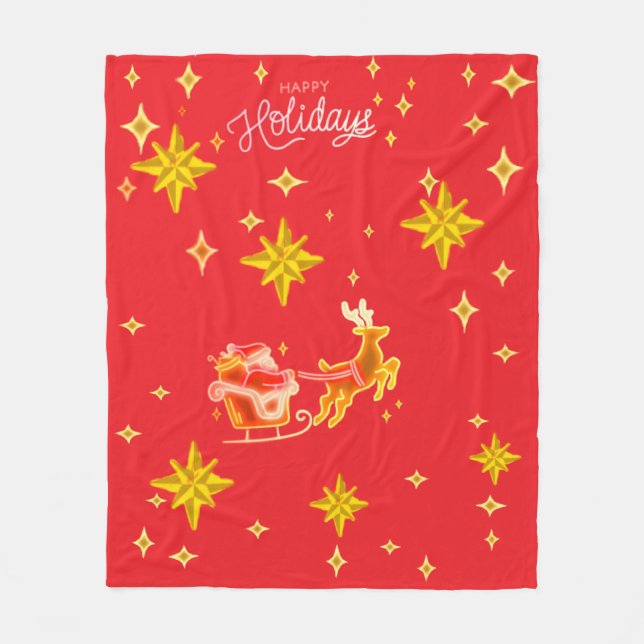 Fleece Blanket Santa Clause  (Framsidan)