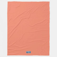 Fleece Blanket (Solid Salmon) RFPMDesigns ©️ 2024