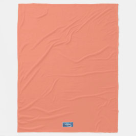 Fleece Blanket (Solid Salmon) RFPMDesigns ©️ 2024