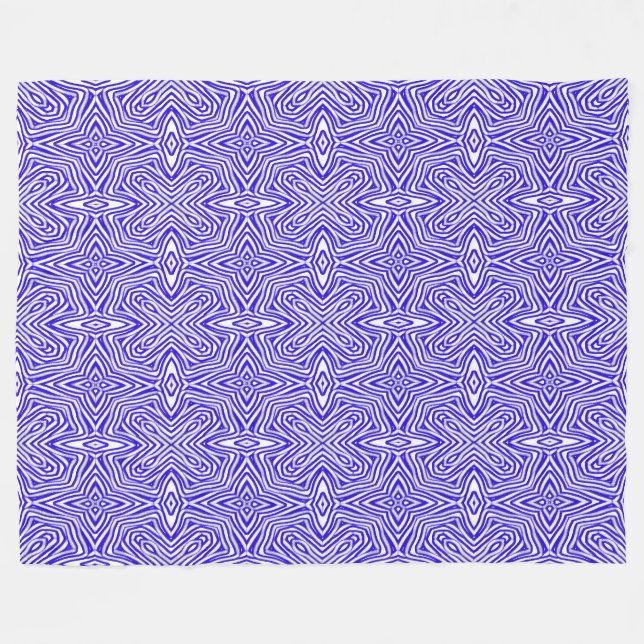 Fleece Blanket, texturerat Rand Mönster (Framsidan (Horisontell))