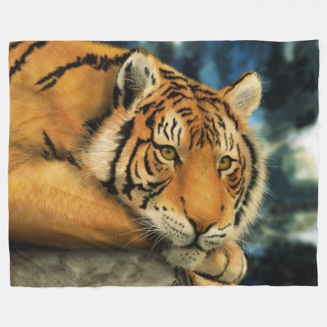 Fleece Blanket/Tiger (Framsidan (Horisontell))