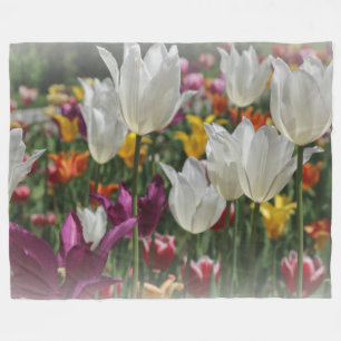 Fleece Blanket/Tulips