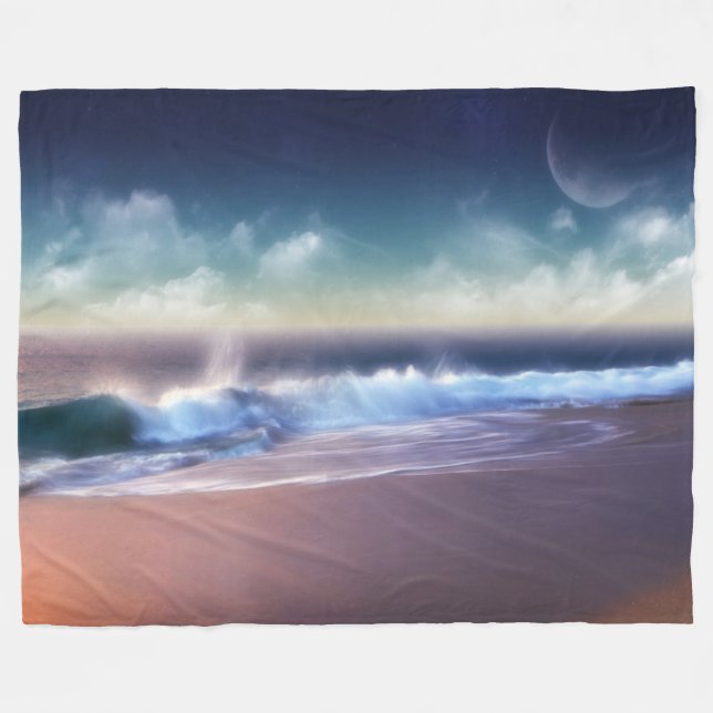 Fleece Blanket/Vågar (Framsidan (Horisontell))