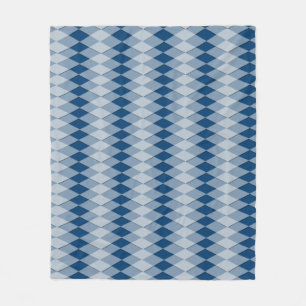 Fleece Blanket - Vågrät Argyle Mönster