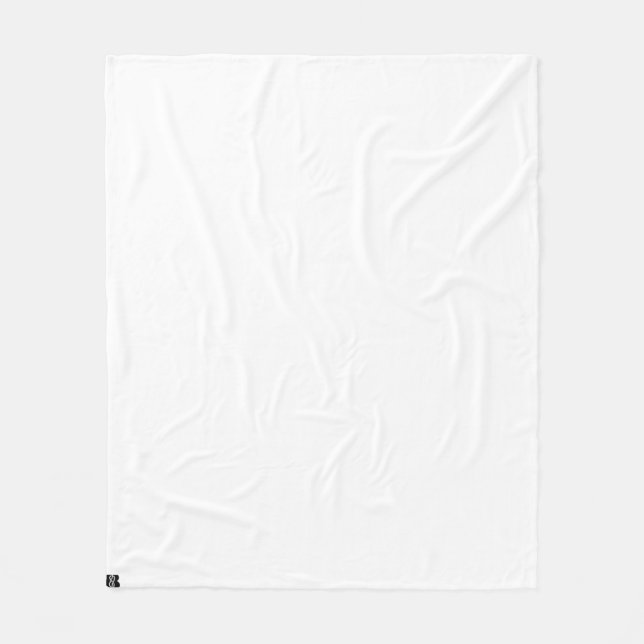 Fleece Blanket - vit (Framsidan)