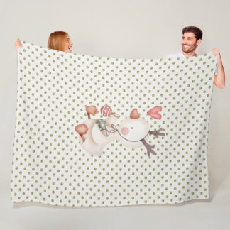 Fleece Blanket w/ Cute Anka