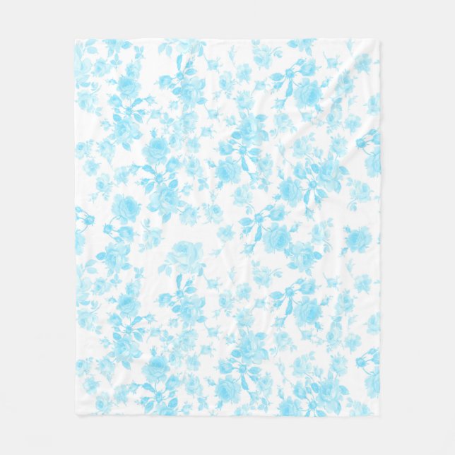 Fleece filt Saint Colette June Ro capri blue (Framsidan)