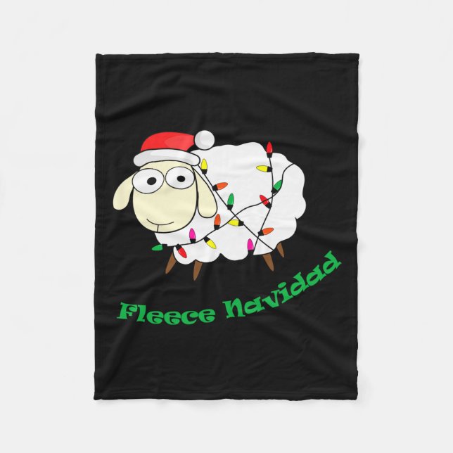 Fleece Navidad - Christmas Sheep Long Sleeve  (Framsidan)