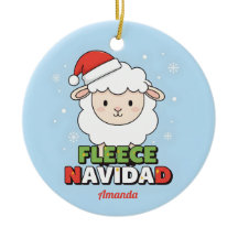 Fleece Navidad Rolig Julprydnad Present