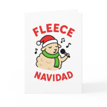 Fleece Navidad - Roligt julkort