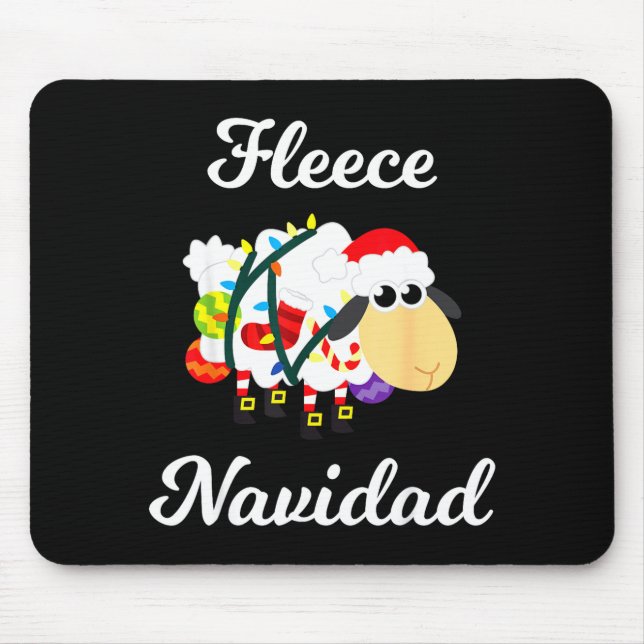 Fleece Navidad Shirt Funny Feliz Mexican Christmas Musmatta (Framsidan)