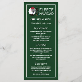 Fleece Navidad, spansk julmeny Meny