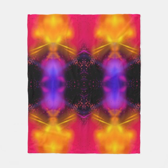 Fleecefilt abstrakt stil  (Framsidan)