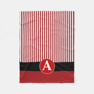 Fleecefilt, anpassad monogram fleecefilt