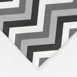 Fleecefilt med anpassad färg Chevron