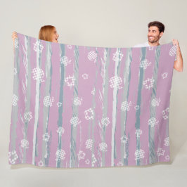 Fleecefilt (Stor 152 x 203 cm) – Gingham Orchard