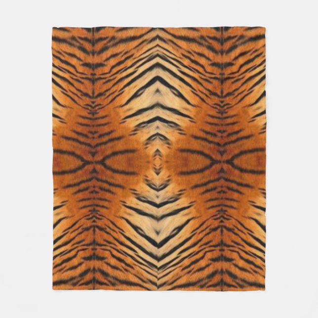 Fleecefilt Tiger stil  (Framsidan)