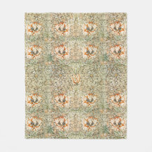 FLEECEFILT: WILLIAM MORRIS : HONEYSUCKLE