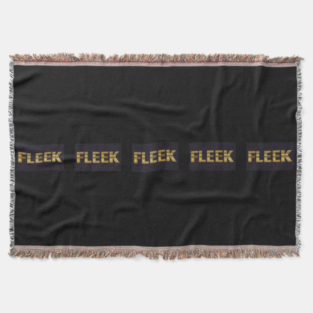 Fleek-filt, för försäljning! mysfilt (Framsidan)