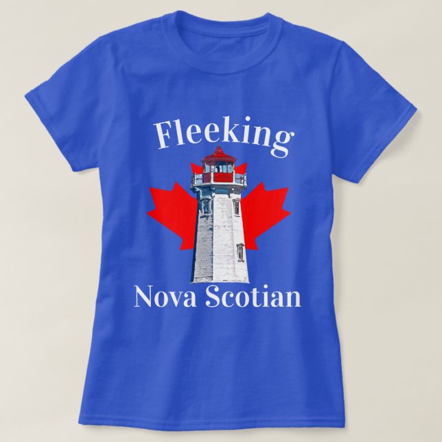Fleeking Nova Scotian Halifax Dartmouth Lighthouse T Shirt (Design framsida)