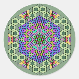 Fleen Sticker #3 Runt Klistermärke