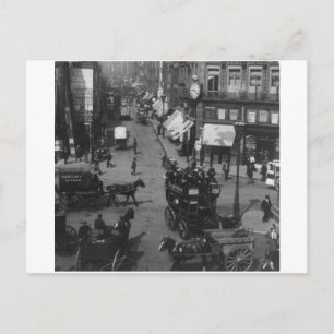 Fleet Street London 1904, England, Förenade kungar Vykort