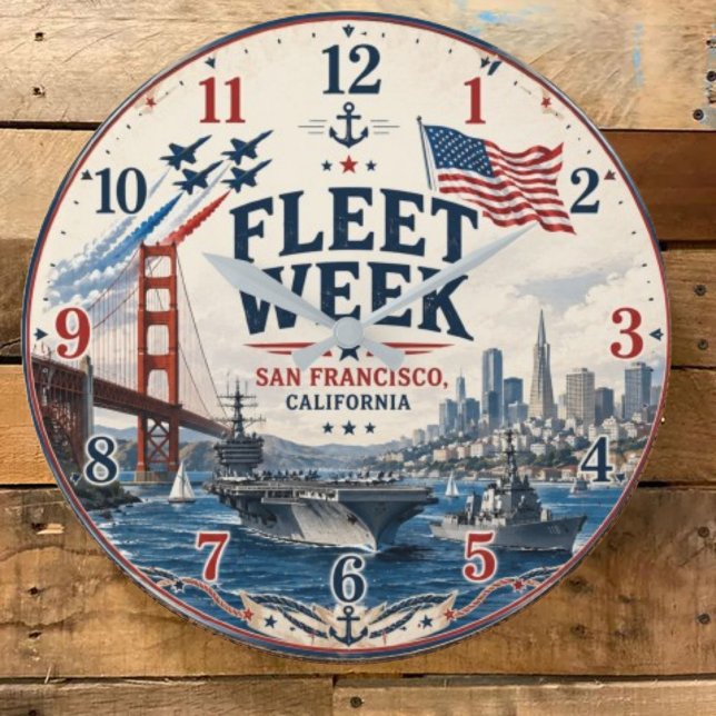 Fleet Week Festival San Francisco California e Stor Klocka (Skapare uppladdad)