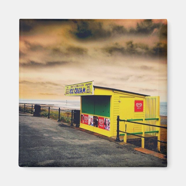 Fleetwood Beach Kiosk Magnet (Framsidan)