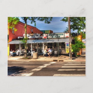 Fleetwood Middag - Ann Arbor, Michigan Vykort